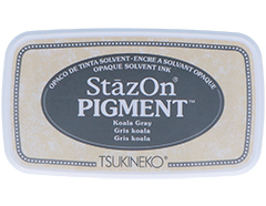 TSZ-PIG-032 Tinta STAZON PIGMENT para vidrio y plastico color gris opaco Tsukineko - Ítem
