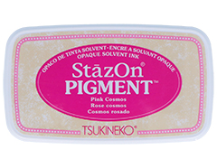 TSZ-PIG-081 Tinta STAZON PIGMENT para vidrio y plastico color rosa opaco Tsukineko - Ítem