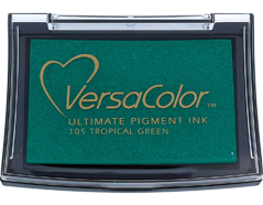 TVC1-105 Tinta VERSACOLOR color verde tropical opaca Tsukineko - Ítem