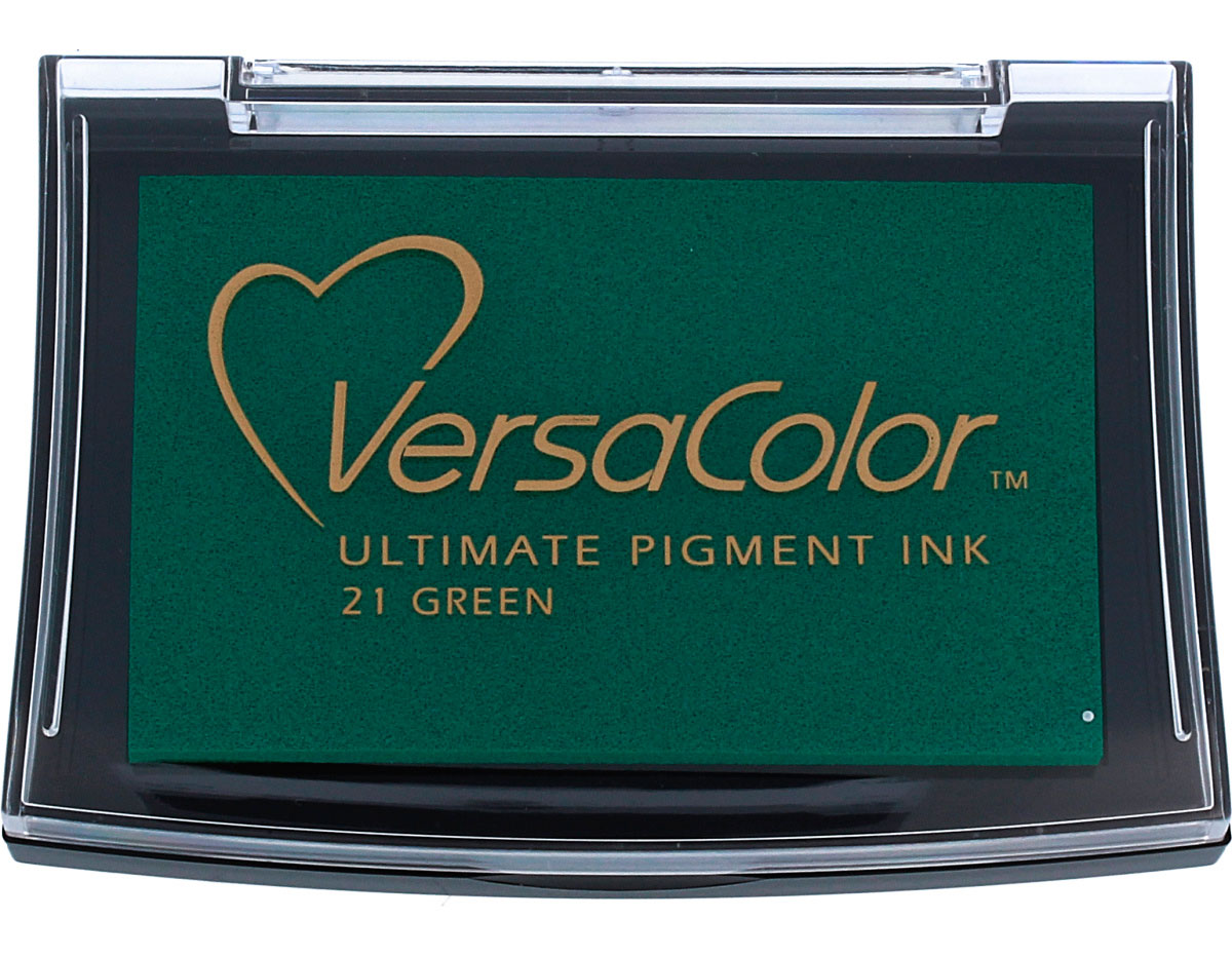 TVC1-21 Tinta VERSACOLOR color verde opaca Tsukineko