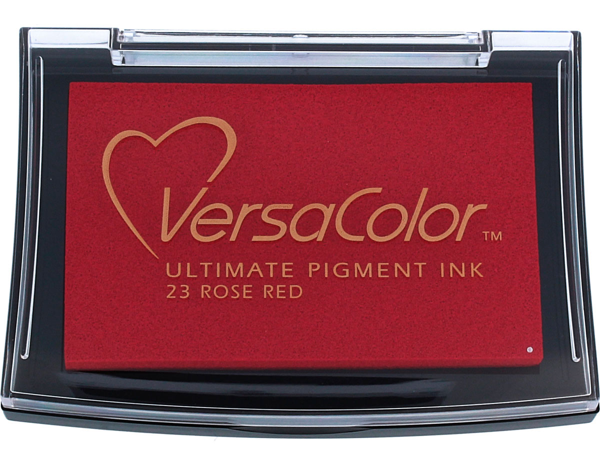 TVC1-23 Tinta VERSACOLOR color rosa rojo opaca Tsukineko