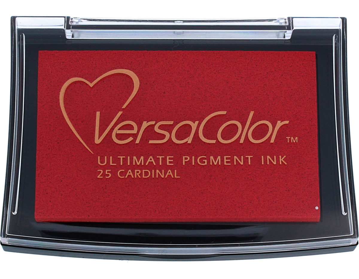 TVC1-25 Tinta VERSACOLOR color rojo vivido opaca Tsukineko