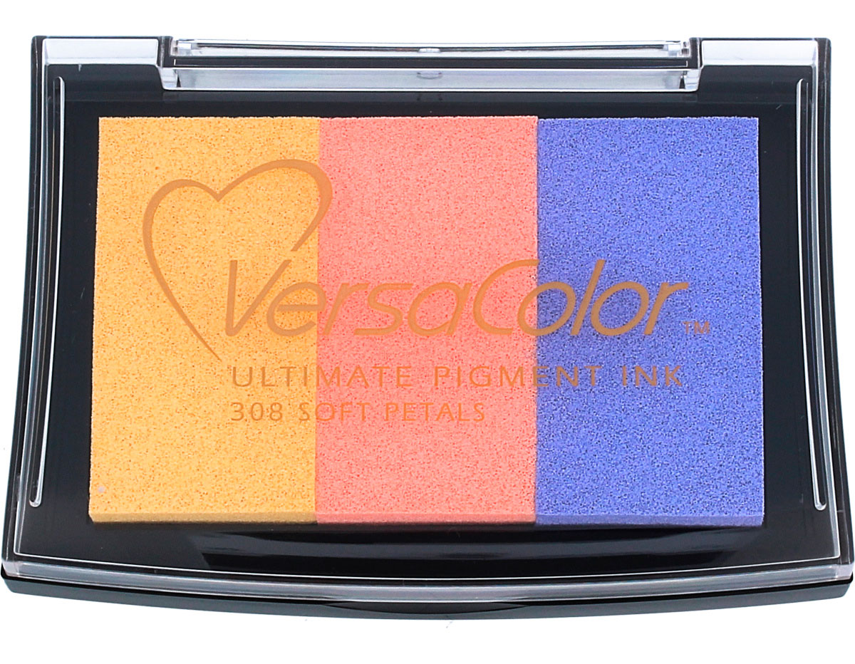 TVC3-308 Tinta VERSACOLOR 3 colores petalos suaves opaca Tsukineko
