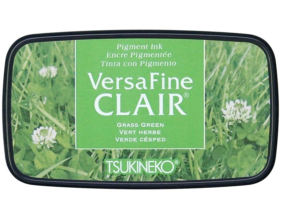 TVF-CLA-503 Encre VERSAFINE CLAIR couleur Grass Green 76x35mm Coussin Tsukineko