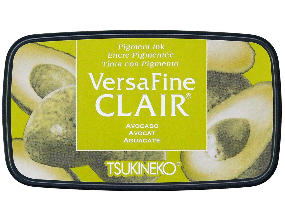 TVF-CLA-554 Tinta VERSAFINE CLAIR Color Verde Aguacate 76x35mm Almohadilla Tsukineko