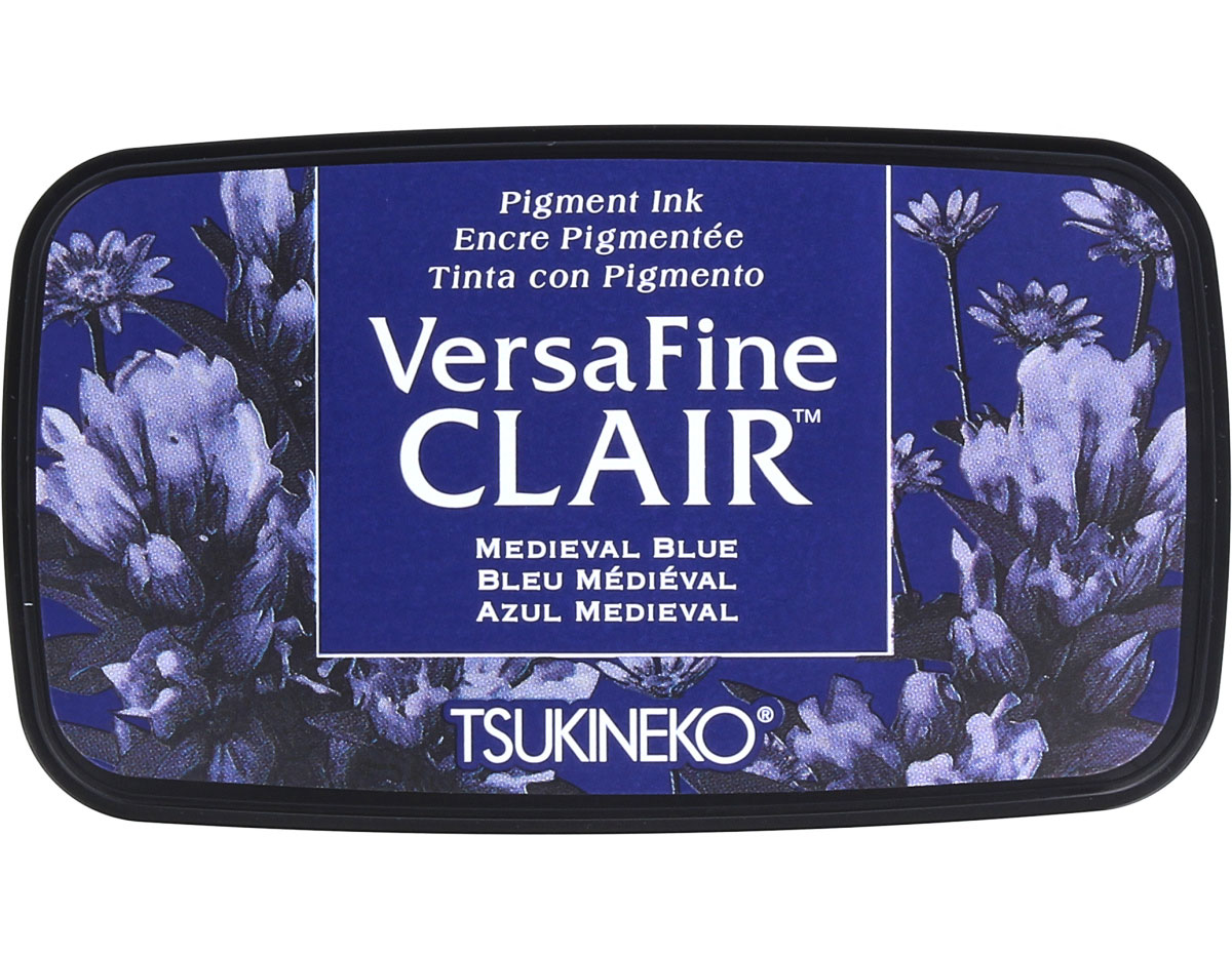 TVF-CLA-651 Encre VERSAFINE CLAIE couleur bleu medieval Tsukineko