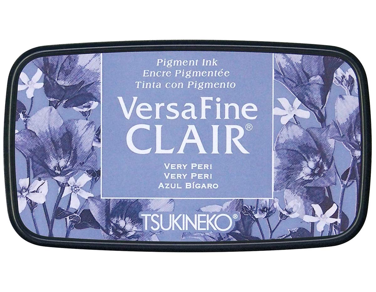 TVF-CLA-653 Tinta VERSAFINE CLAIR Color Azul Peri 76x35mm Almohadilla Tsukineko