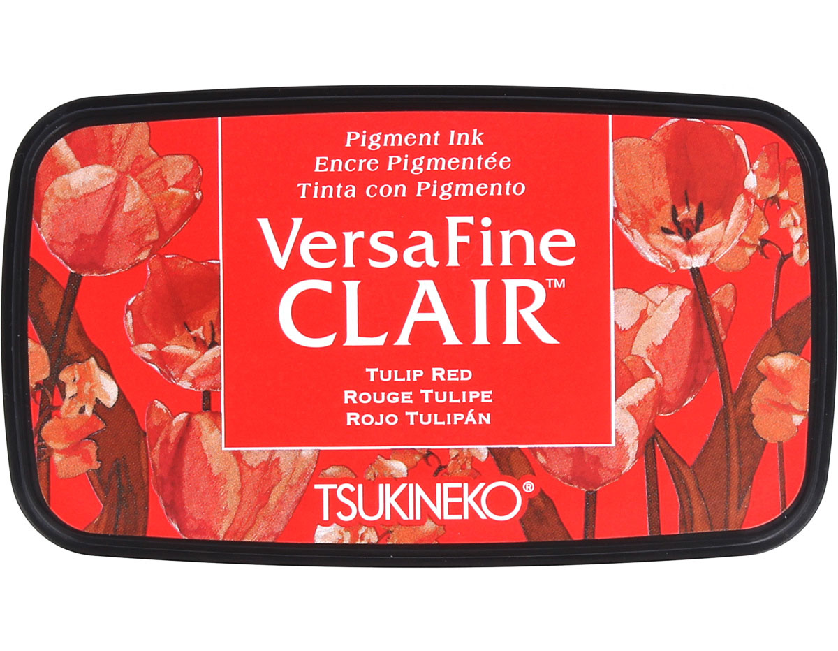 TVF-CLA-702 Encre VERSAFINE CLAIR couleur rouge tulipe Tsukineko