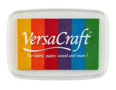 TVK-601 Tinta VERSACRAFT 6 colores opaca Tonos vivos 95x65mm Almohadilla Tsukineko - Ítem