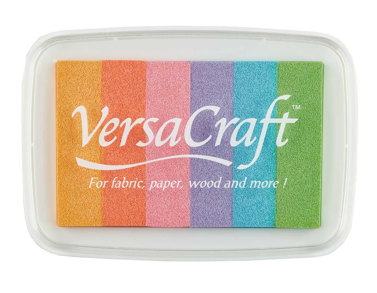 TVK-603 Tinta VERSACRAFT 6 colores opaca Tonos caramelo 95x65mm Almohadilla Tsukineko