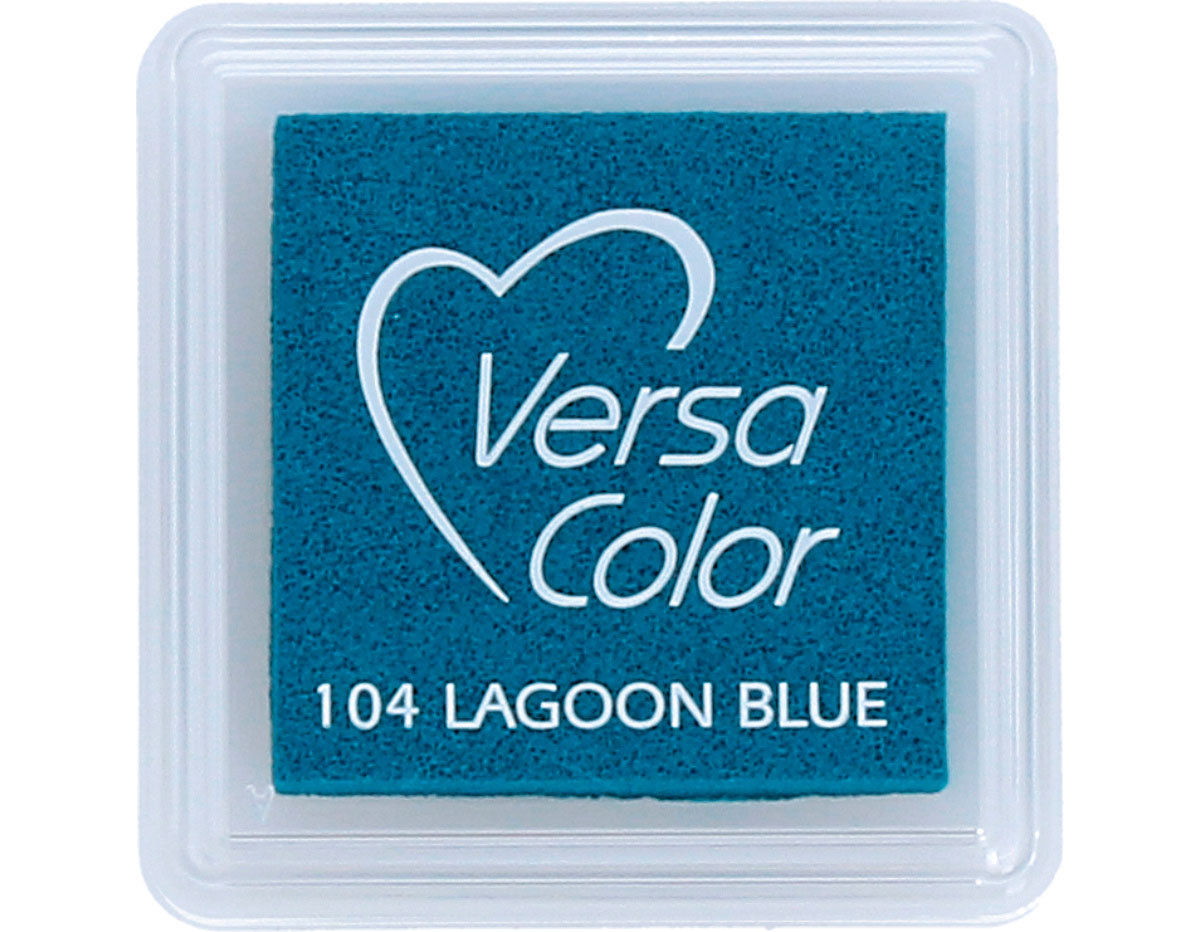 TVS-104 Tinta VERSACOLOR color azul laguna opaca Tsukineko