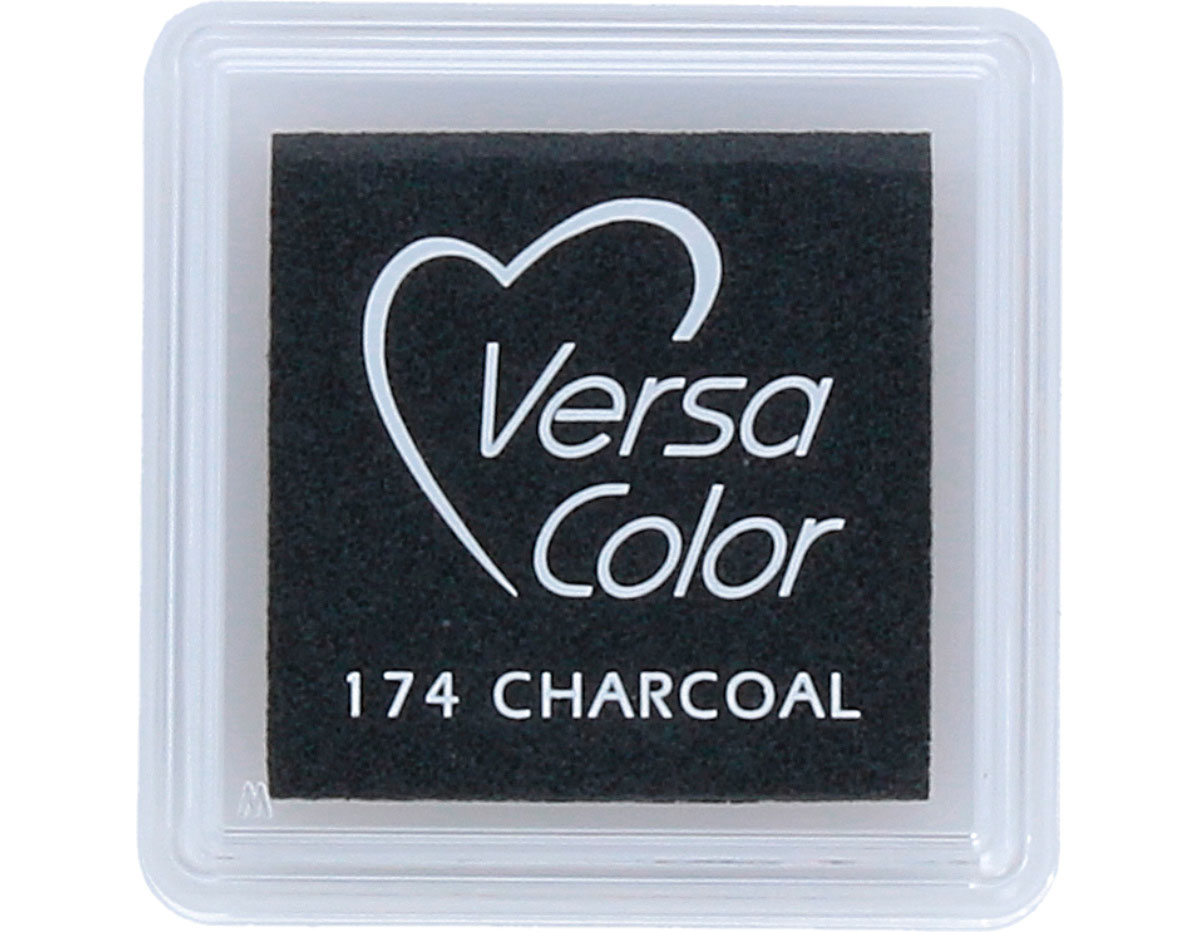 TVS-174 Tinta VERSACOLOR color gris carbon opaca Tsukineko