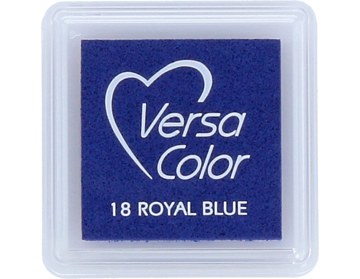 TVS-18 Tinta VERSACOLOR color azul real opaca Tsukineko