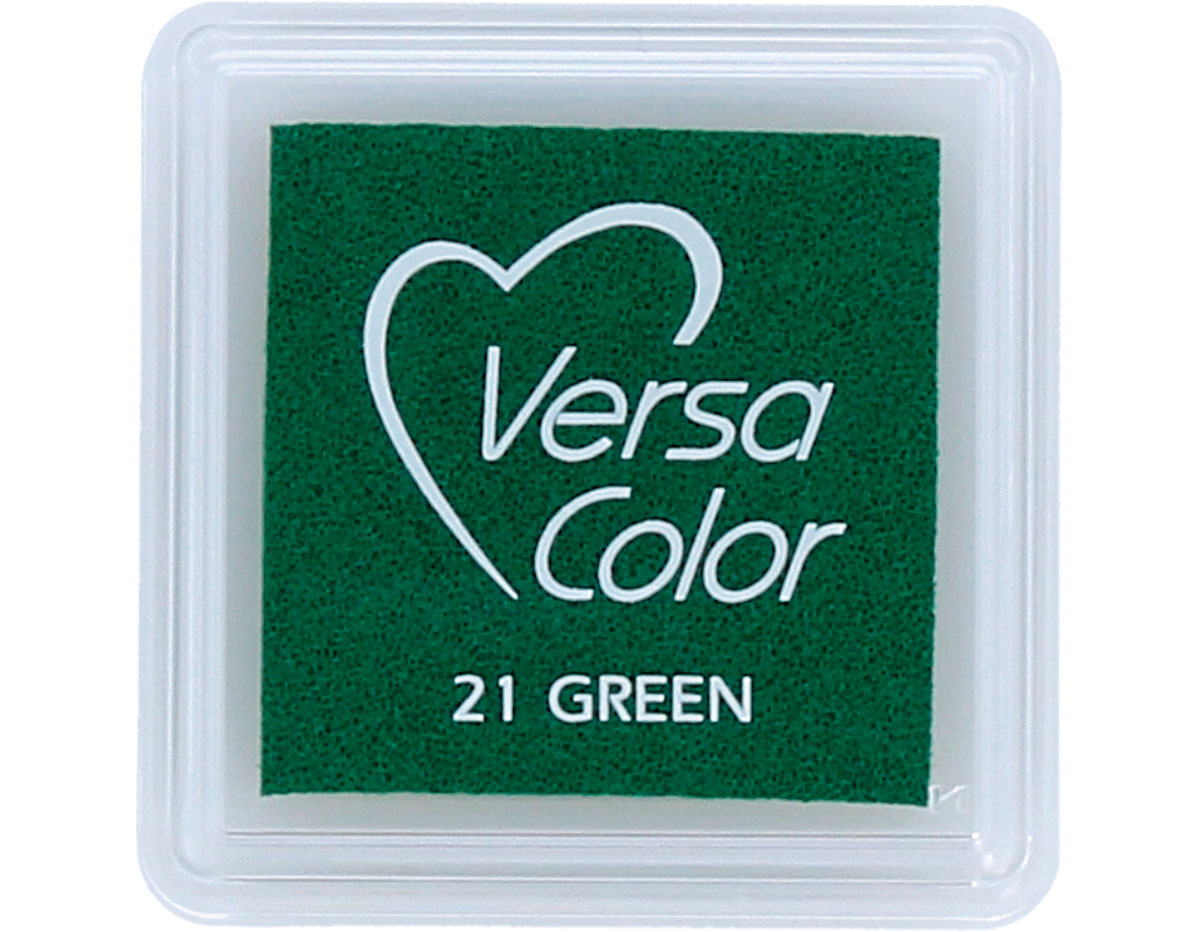 TVS-21 Tinta VERSACOLOR color verde opaca Tsukineko