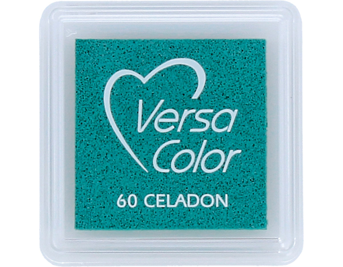 TVS-60 Tinta VERSACOLOR color verde celadon opaca Tsukineko