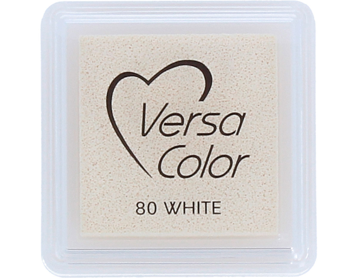 TVS-80 Tinta VERSACOLOR color blanco opaca Tsukineko