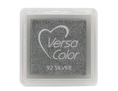 TVS-92 Tinta VERSACOLOR OPACA Plata 33x33mm Almohadilla pequena *Base de aceite Tsukineko - Ítem