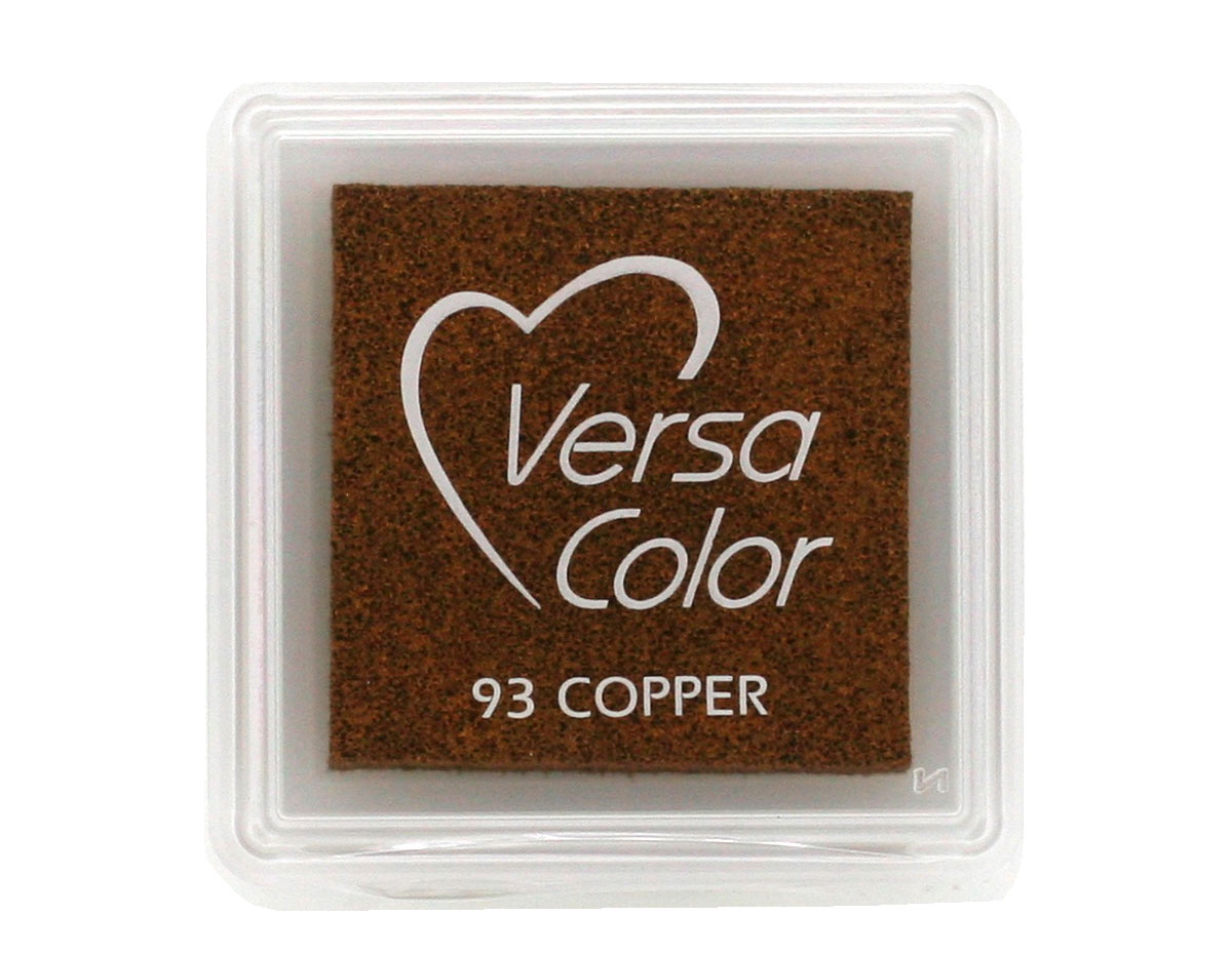 TVS-93 Tinta VERSACOLOR OPACA Cobre 33x33mm Almohadilla pequena *Base de aceite Tsukineko