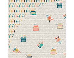 TYP-4990 Papel doble cara TYPE SET Drop Cap Basic Grey - Ítem