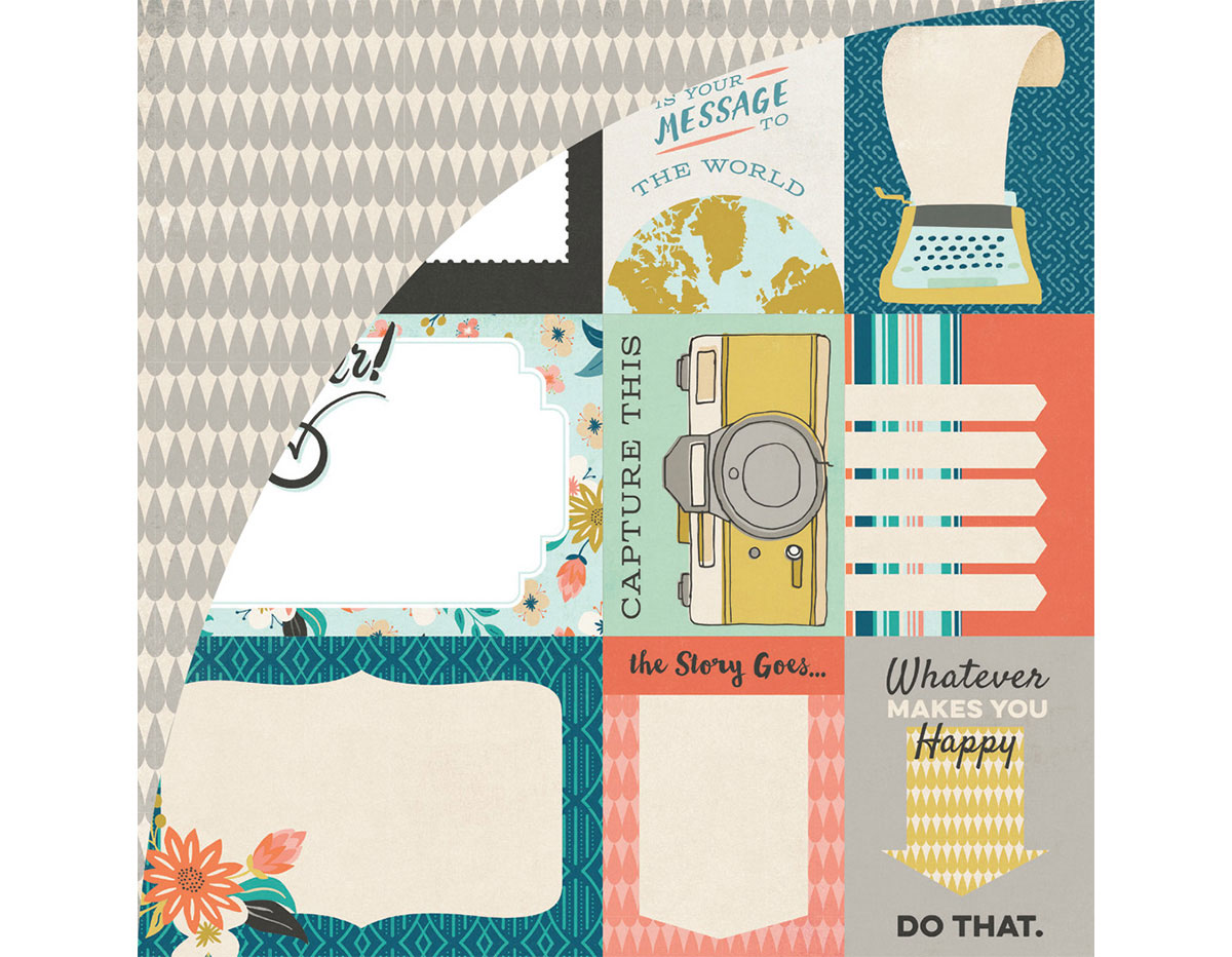 TYP-5001 Tarjetas anotaciones diarias TYPE SET Basic Grey