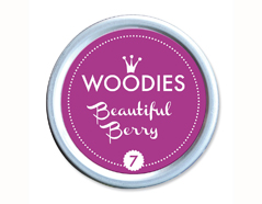 W99007 Almohadilla de tinta Beautiful Berry diam 38x22mm Woodies - Ítem