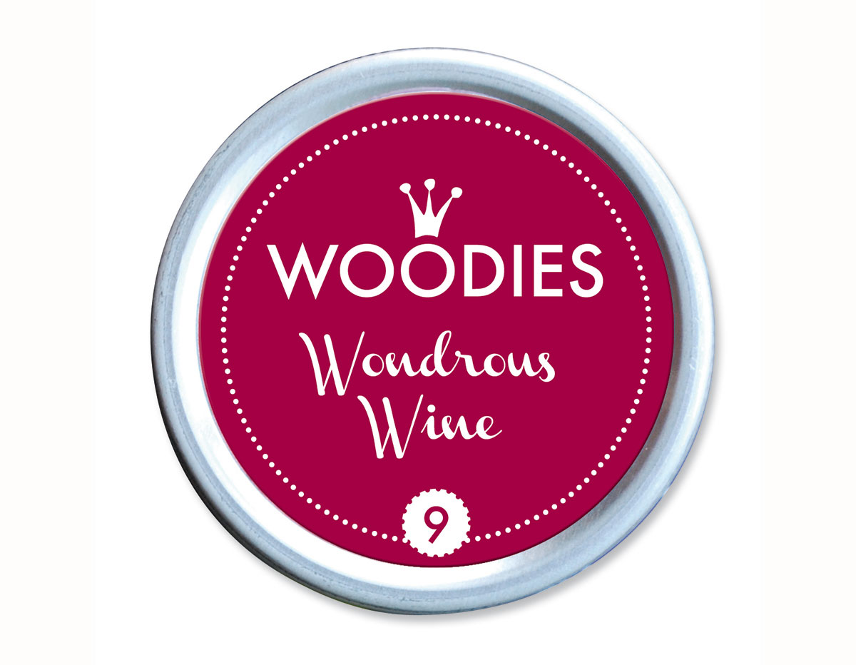 W99009 Almohadilla de tinta Wondrous wine diam 38x22mm Woodies