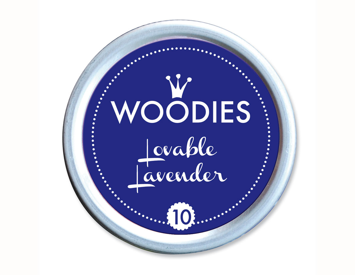 W99010 Tampon encreur Lovable Lavender diam 38x22mm Woodies