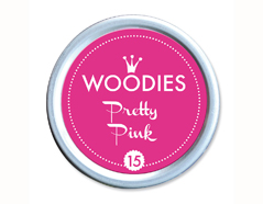 W99015 Almohadilla de tinta Pretty Pink diam 38x22mm Woodies - Ítem
