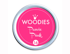 W99016 Almohadilla de tinta Panic Pink diam 38x22mm Woodies - Ítem