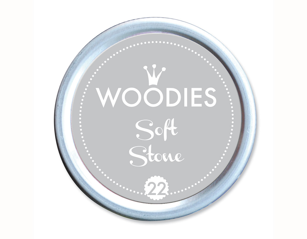 W99022 Almohadilla de tinta Soft Sone diam 38x22mm Woodies