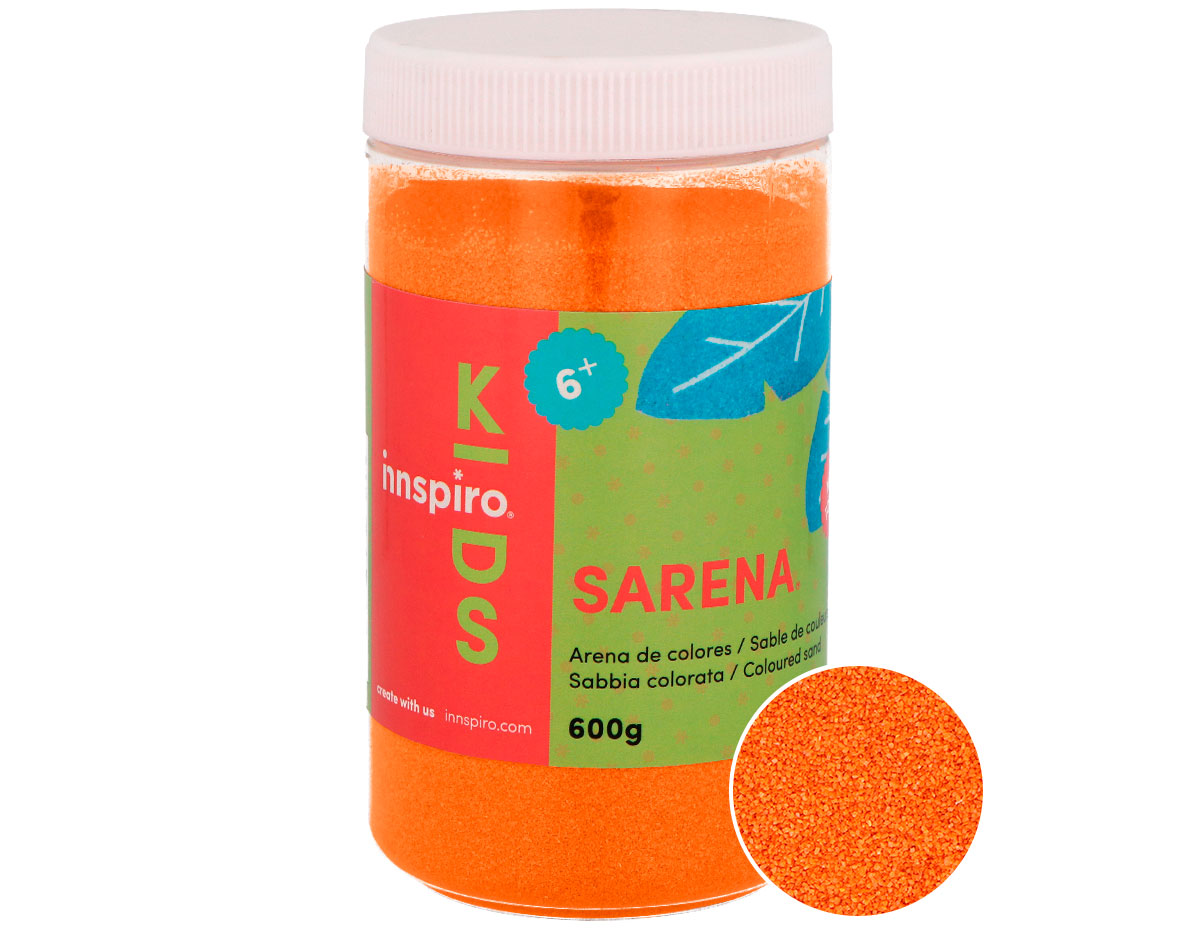 Z1707 Sable de couleurs orange 600 Gr Sarena