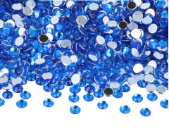 Z2000604 Gemmes decoratives acryliques cercle bleu 6mm 5000u Innspiro - Article