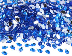 Z2200804 Gemas decorativas acrilicas gota azul 5x8mm 5000u Aprox Innspiro - Ítem