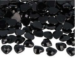 Z2301406 Gemmes decoratives acryliques noir opaque 14x14mm 500u Innspiro - Article