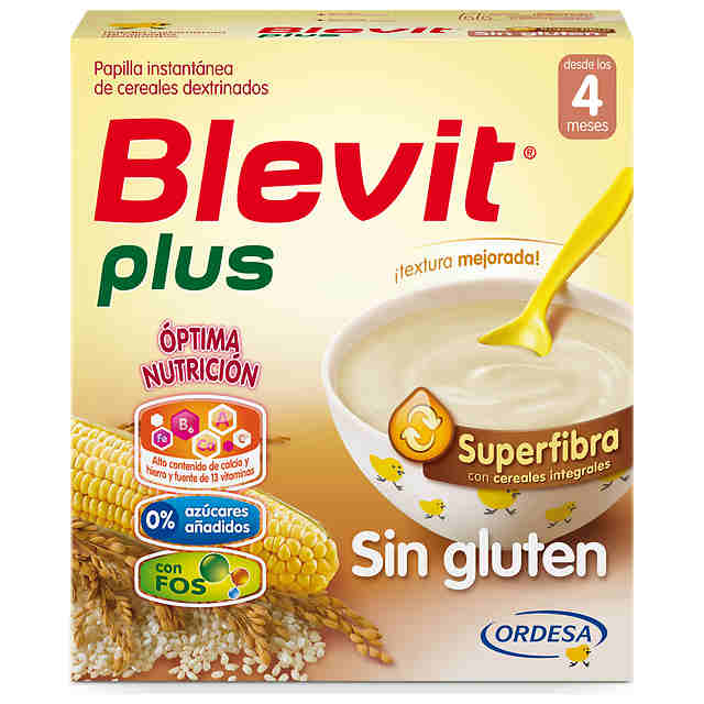BLEVIT PLUS FRUTAS SIN GLUTEN DESDE LOS 4 MESES (2 X 300 G) ORDESA -  Farmacia Anna Riba