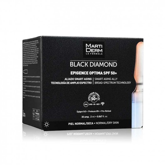 MARTIDERM BLACK DIAMOND EPIGENCE OPTIMA SPF 50+ 30 AMPOLLAS