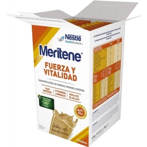 Meritene Decaf coffee strength and vitality 15 x 30 g.