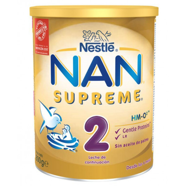 Nan 2 Supreme 800 gr  Nestlé - Alimentación