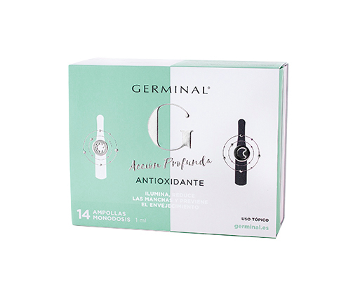 GERMINAL DEEP ACTION ANTIOXIDANT NIGHT AND DAY 14 AMPOLLAS