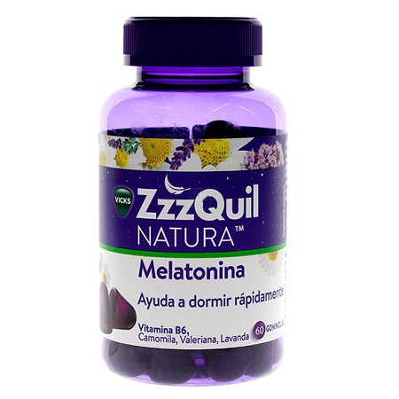 Vicks ZZZQuil Natura Helps Sleep 60 Gummies