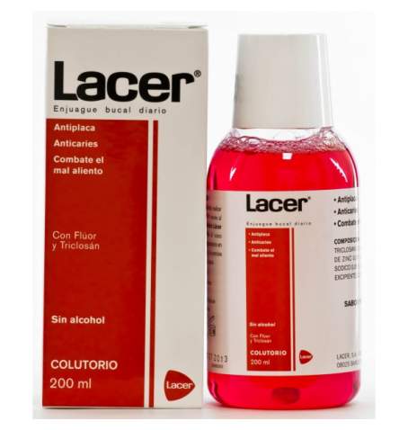 Lacer Anticaries mouthwash 200ml.