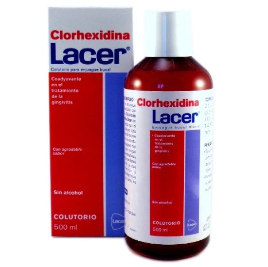 Clorhexidina Lacer mouthwash 500 ml.