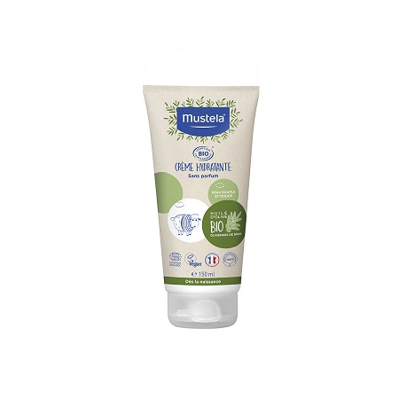 Mustela certified organic moisturizing cream.