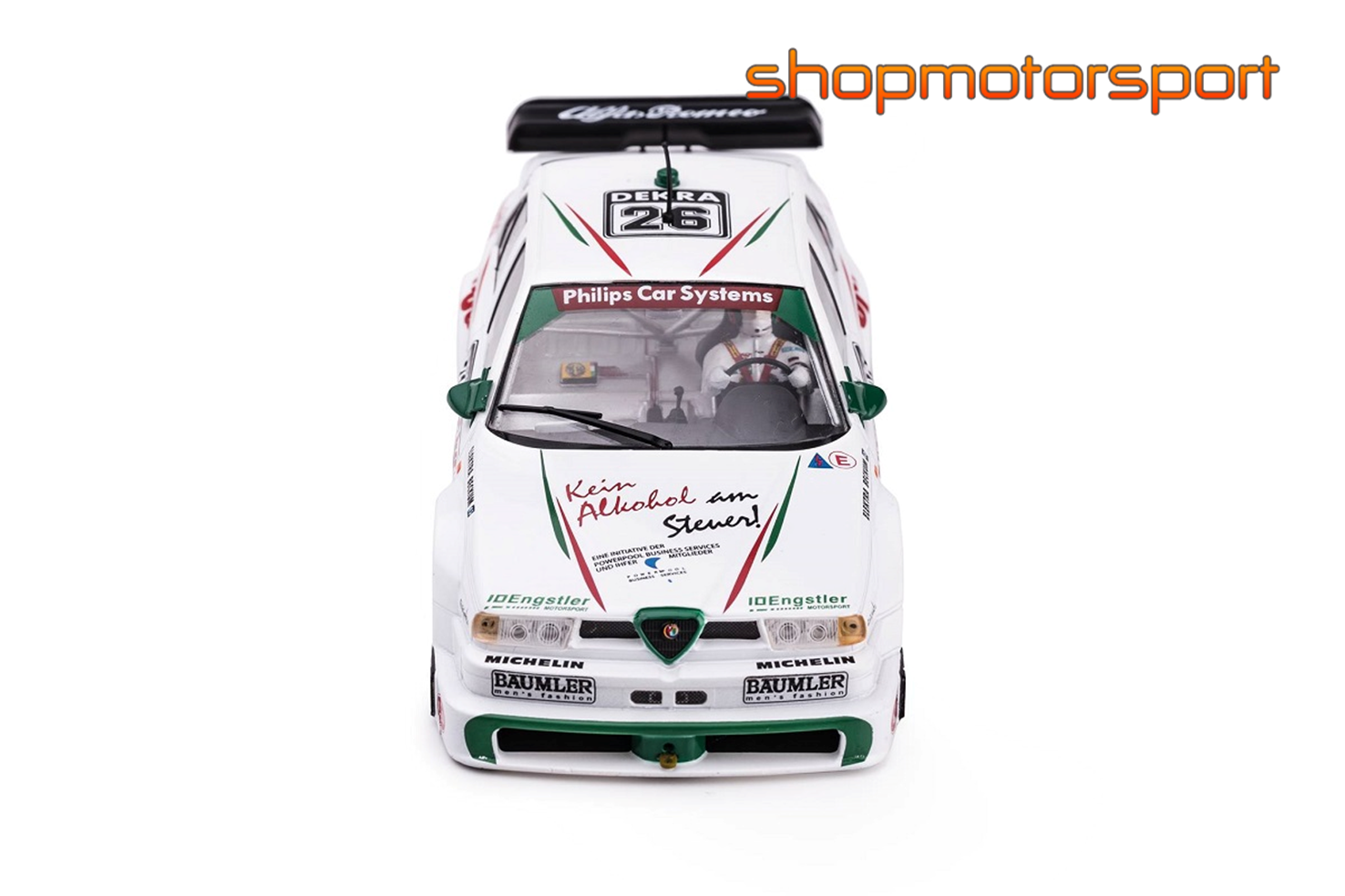 Slot Car  Ca45B Alfa Romeo 155 V6Ti #27 Dtm 1994 Norisring Jagermeister