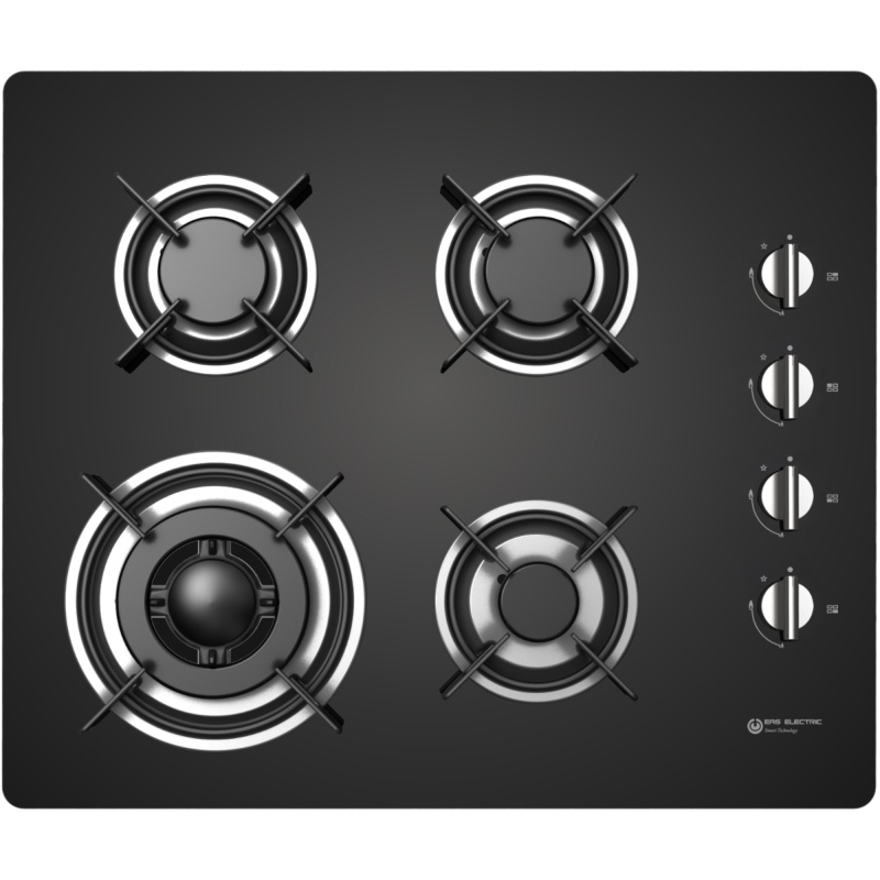 Hornos y placas de cocina INOX 60 Cm. EAS Electronics Encimera Gas 4 Hornos y placas de cocina INOX 60 Cm. EAS Electronics Encimera Gas 4