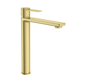 Grifo Lavabo de caño alto y cuerpo liso Targa Roca