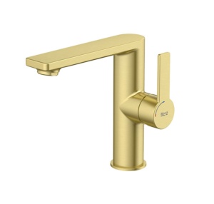 Grifo Lavabo con cuerpo liso con maneta lateral Targa Roca