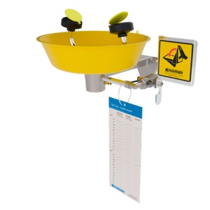 Lavaojos y lavacara de emergencia para montar a la pared Mediclinics