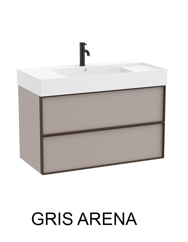 Mueble de baño 2 cajones Unik Inspira Roca - Ítem4