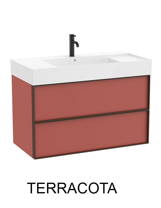 Mueble de baño 2 cajones Unik Inspira Roca - Ítem3